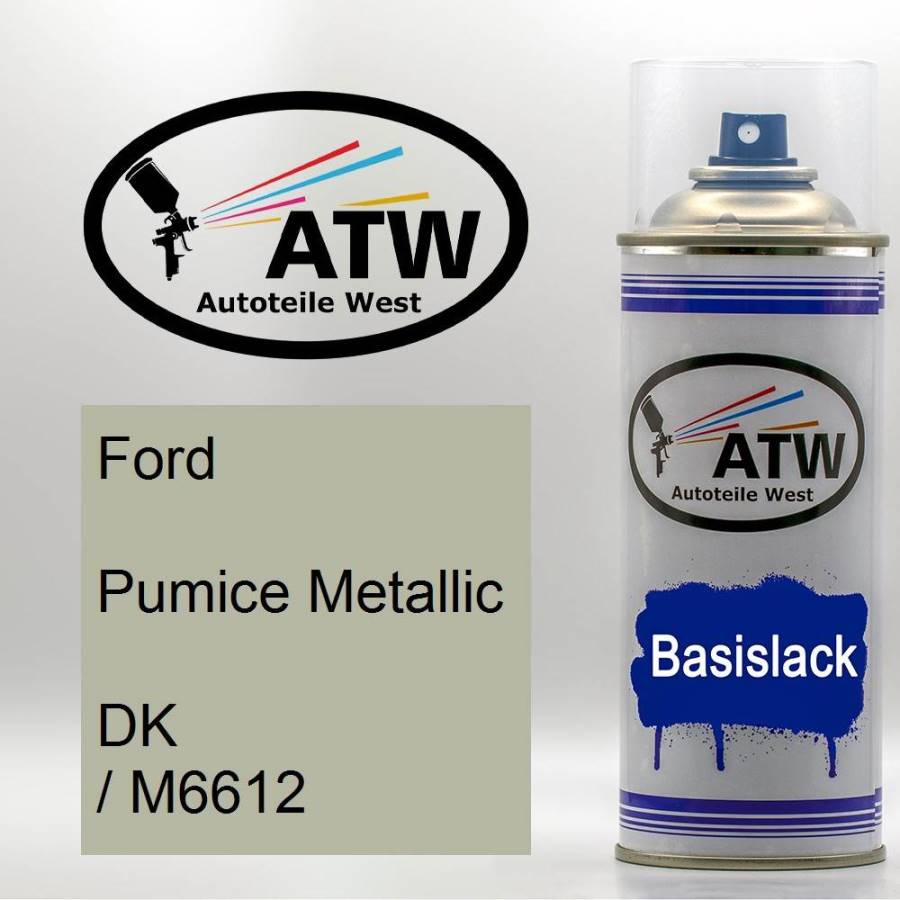 Ford, Pumice Metallic, DK / M6612: 400ml Sprühdose, von ATW Autoteile West.